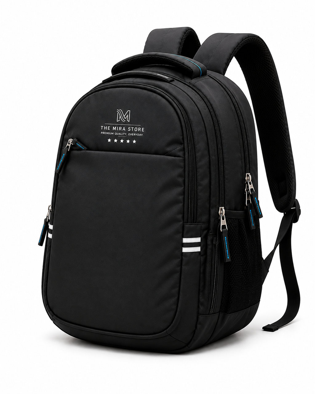The Mira Store - 4-Compartment Waterproof Backpack for Men and Women Office, College, School and Travel.