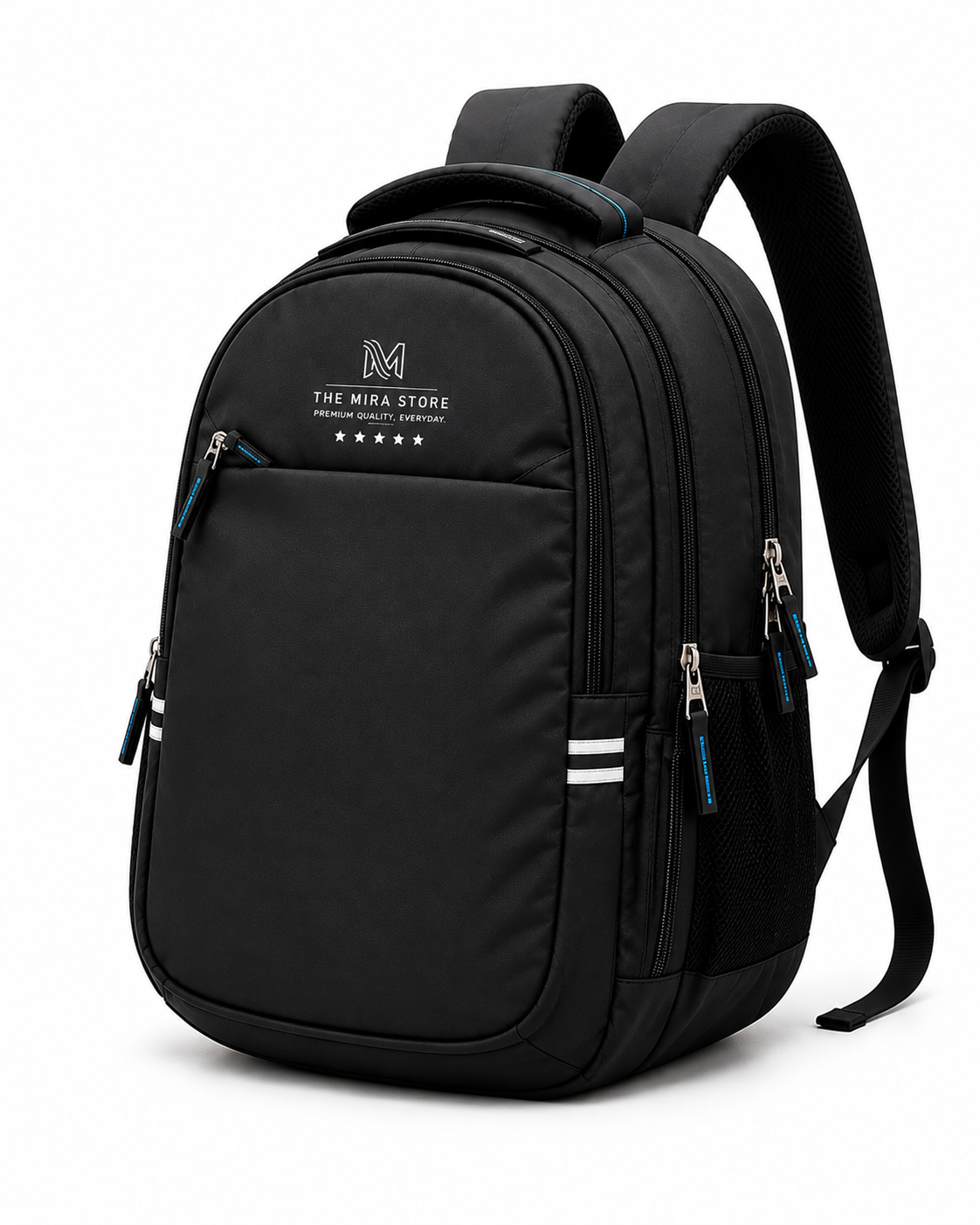 The Mira Store - 4-Compartment Waterproof Backpack for Men and Women Office, College, School and Travel.